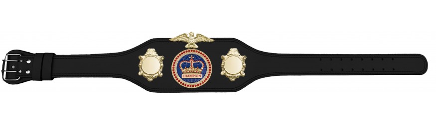 TITLE BELT - BUD004/G/BLUGEM - AVAILABLE IN 4 COLOURS
